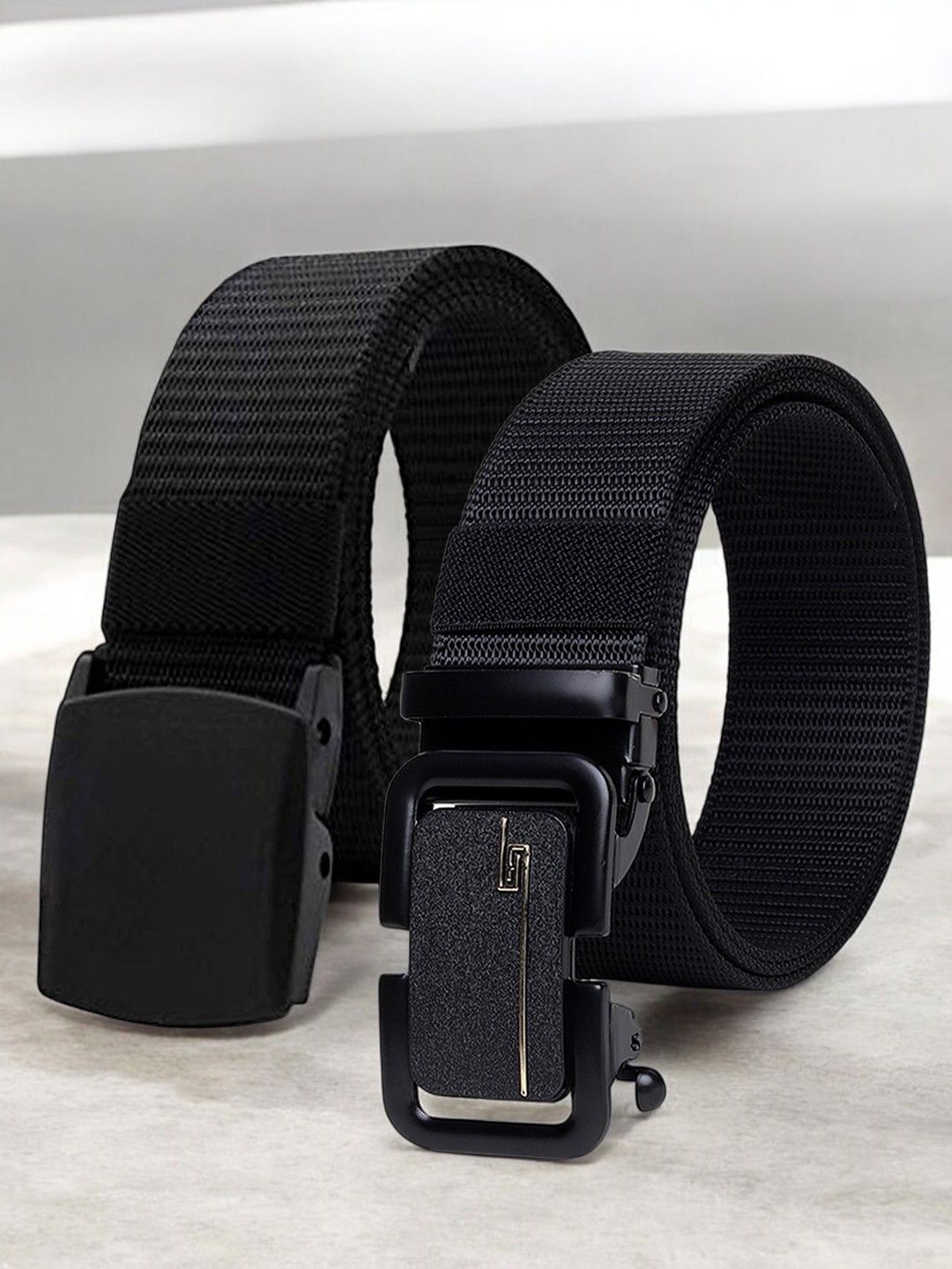 

Provogue Men Textured 2 Belt, Black