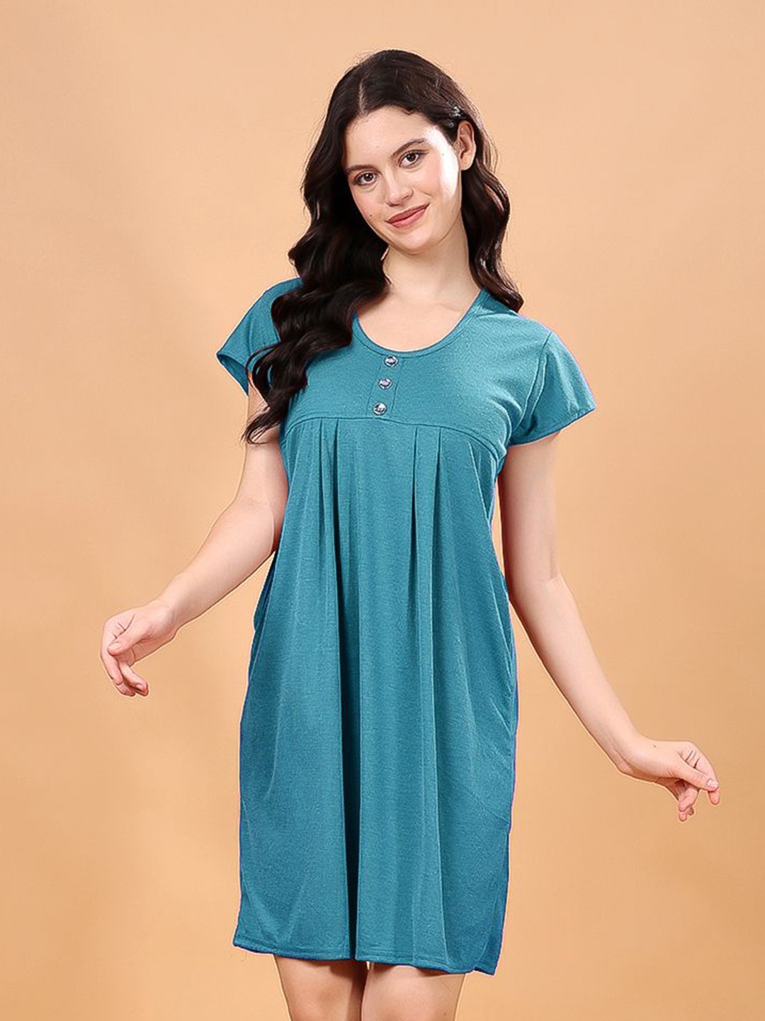 

NIGHT KEYS Nightdress, Green