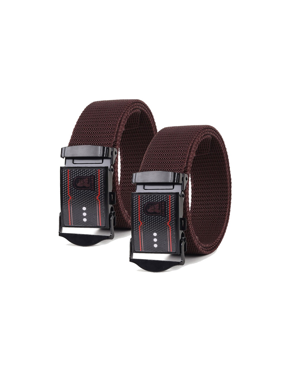 

Provogue Men Textured 2 Belt, Brown