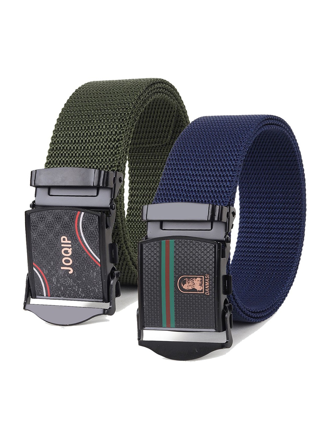 

Provogue Men Textured 2 Belt, Green
