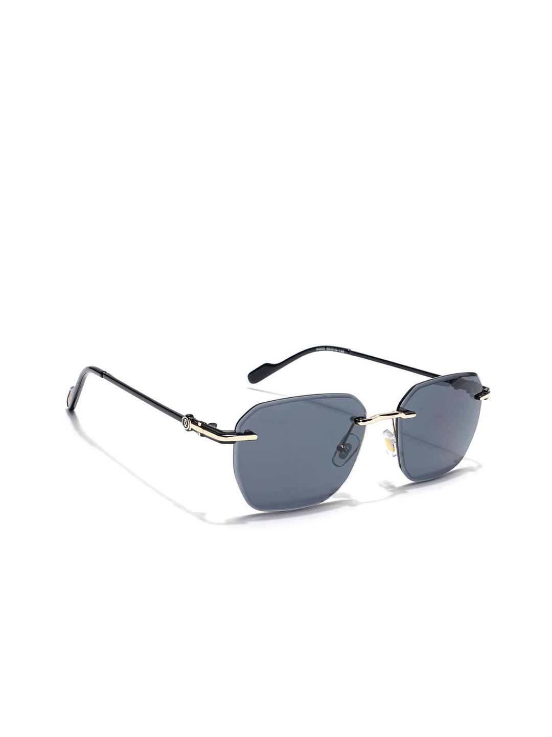

Voyage Unisex Rimless Sunglasses 5G05MG6346, Black