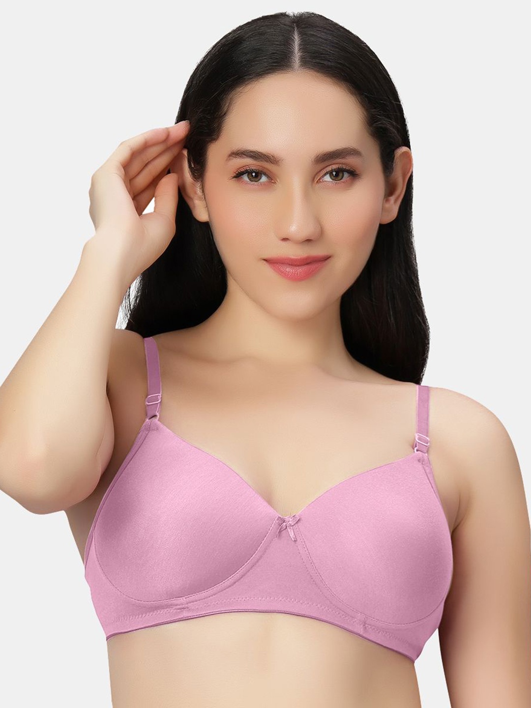 

Sonari Women T-shirt Medium Coverage Lightly Padded Bra, Pink
