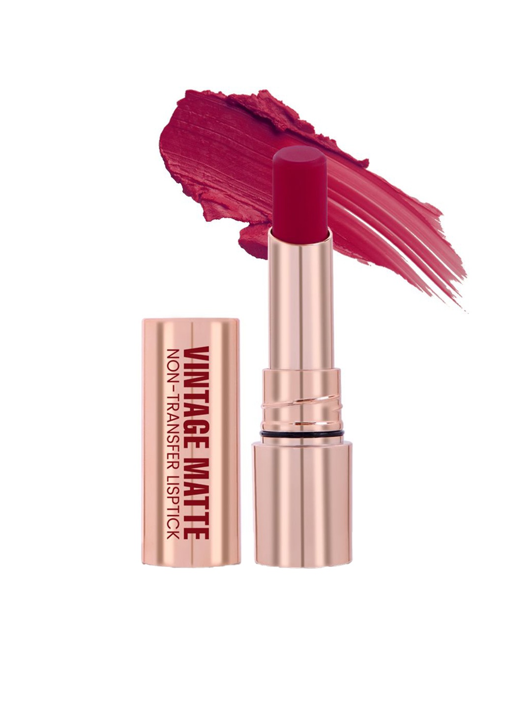 

Half N Half Vintage Matte Non-Transfer Lipstick With Avocado Oil - 3.8 g - Aged Wine - 09, Purple