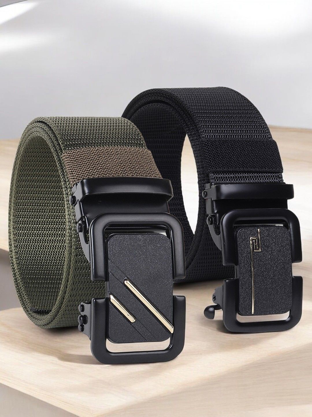 

Provogue Men Textured 2 Belt, Black