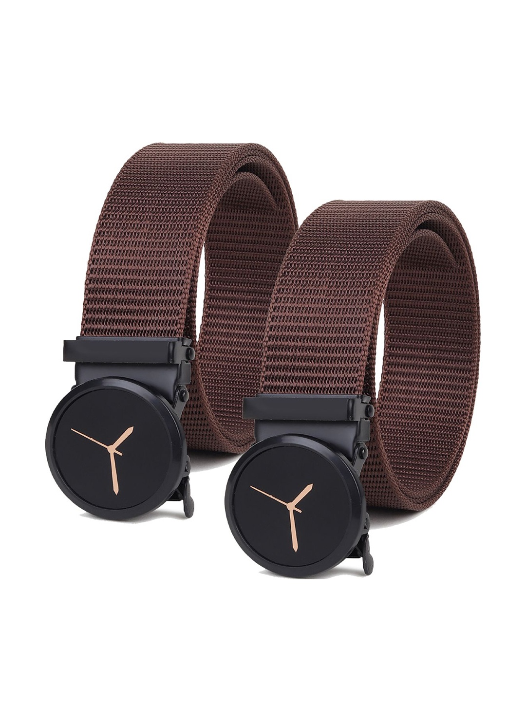 

Provogue Men Textured 2 Belt, Brown