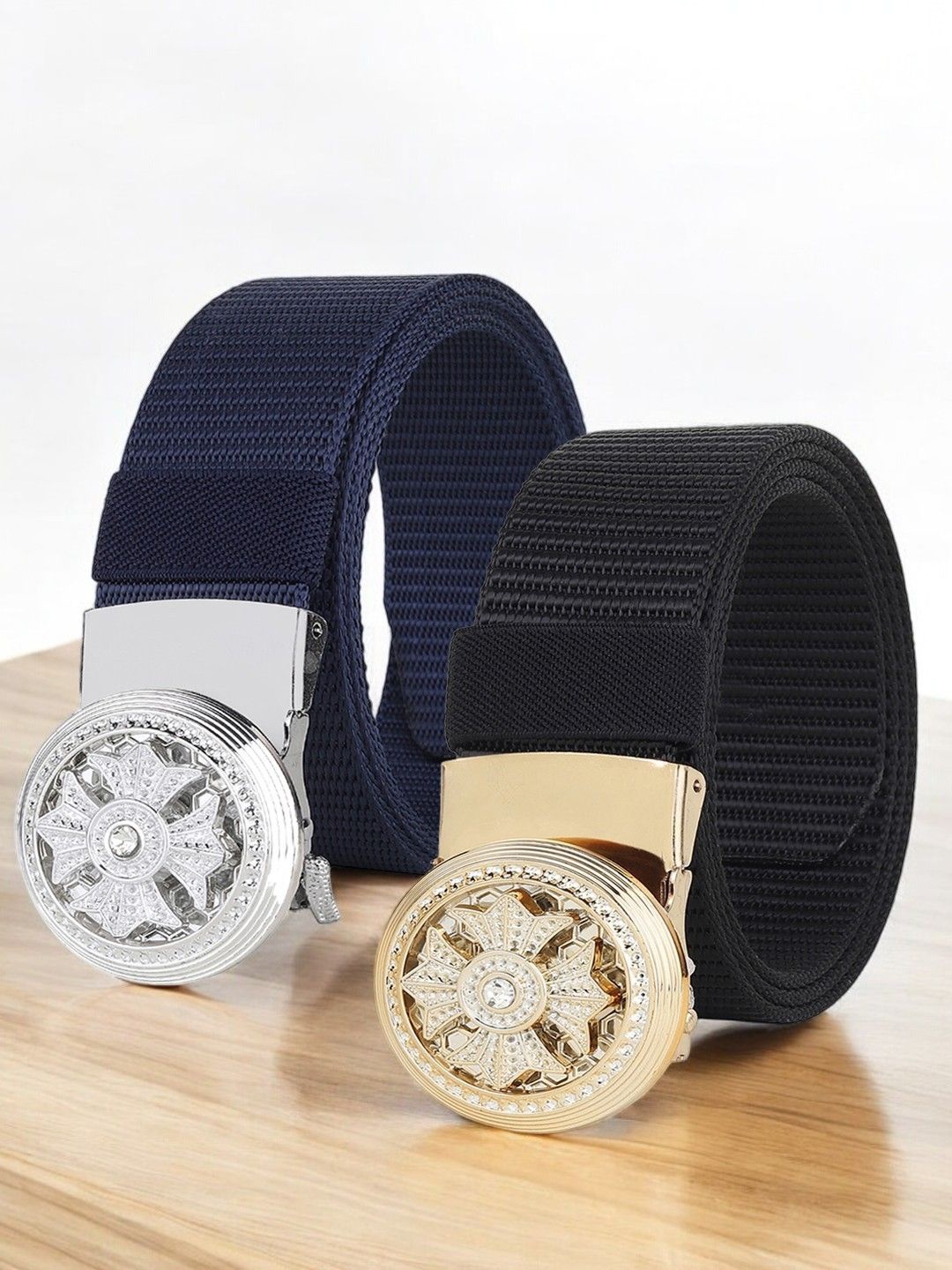 

Provogue Men Textured 2 Belt, Black