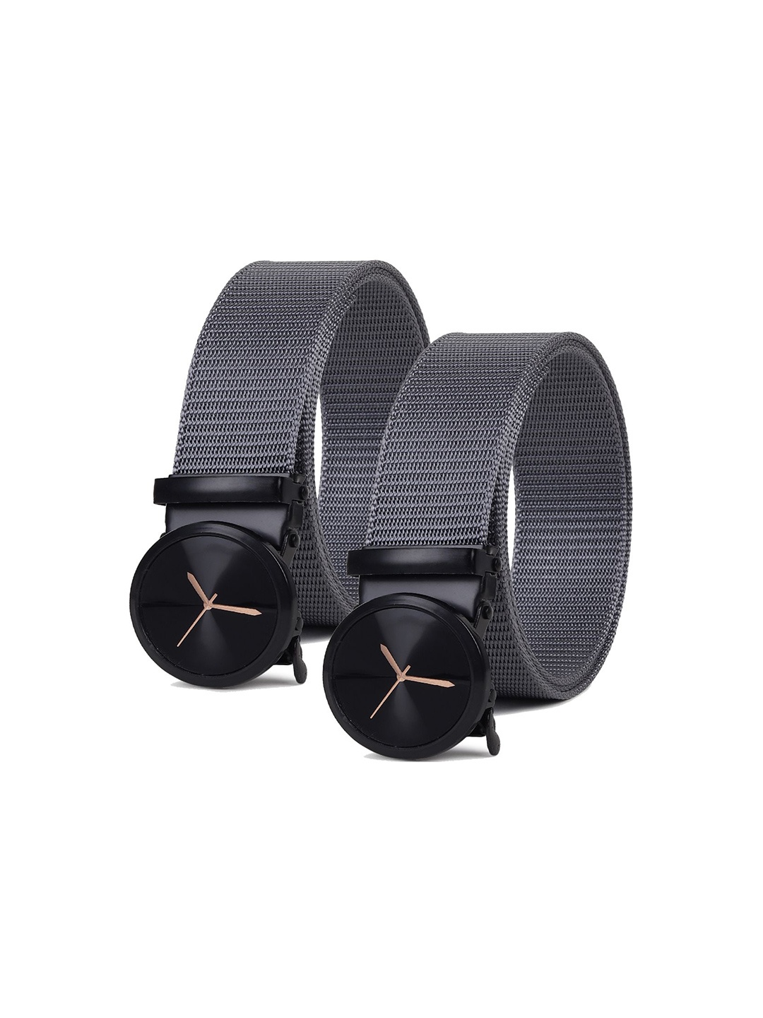 

Provogue Men Textured 2 Belt, Grey