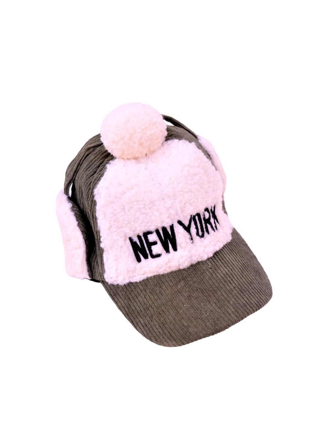 

TIPY TIPY TAP Kids Colourblocked Cotton Baseball Cap, Brown