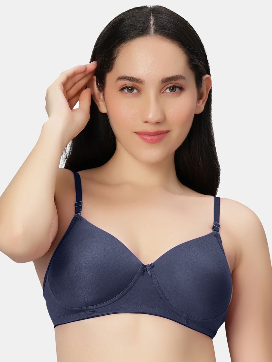 

Sonari Women Medium Coverage Lightly Padded Bra, Navy blue