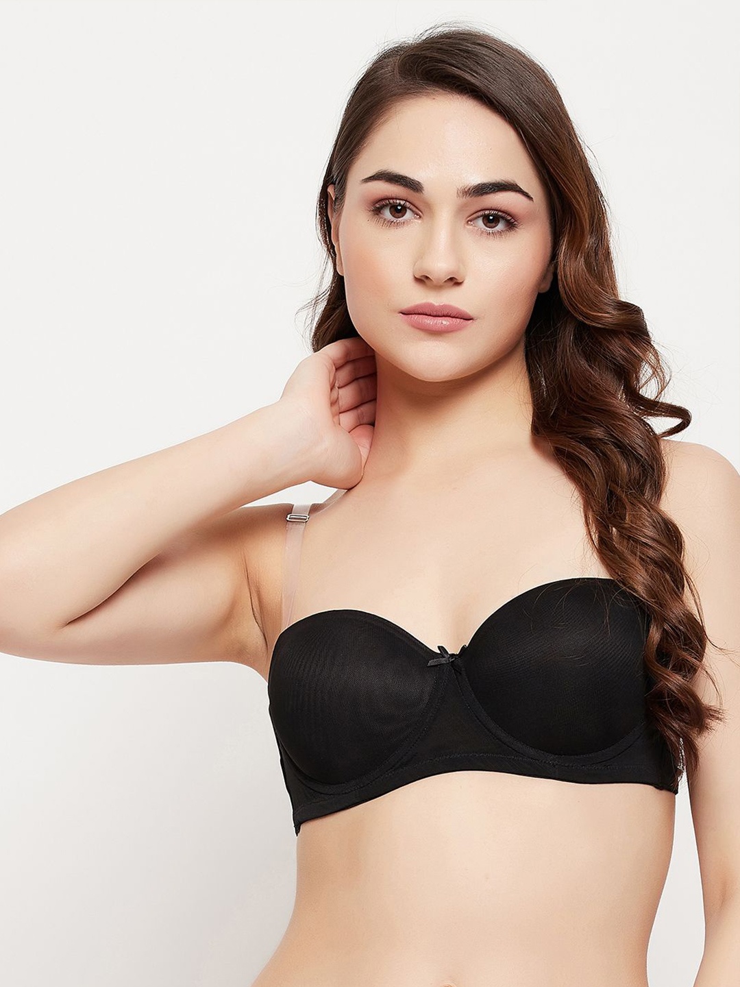 

Clovia Women Full Coverage Underwired Lightly Padded Bra, Black