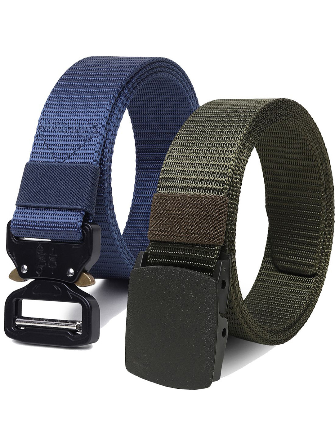 

Provogue Men Textured 2 Belt, Green