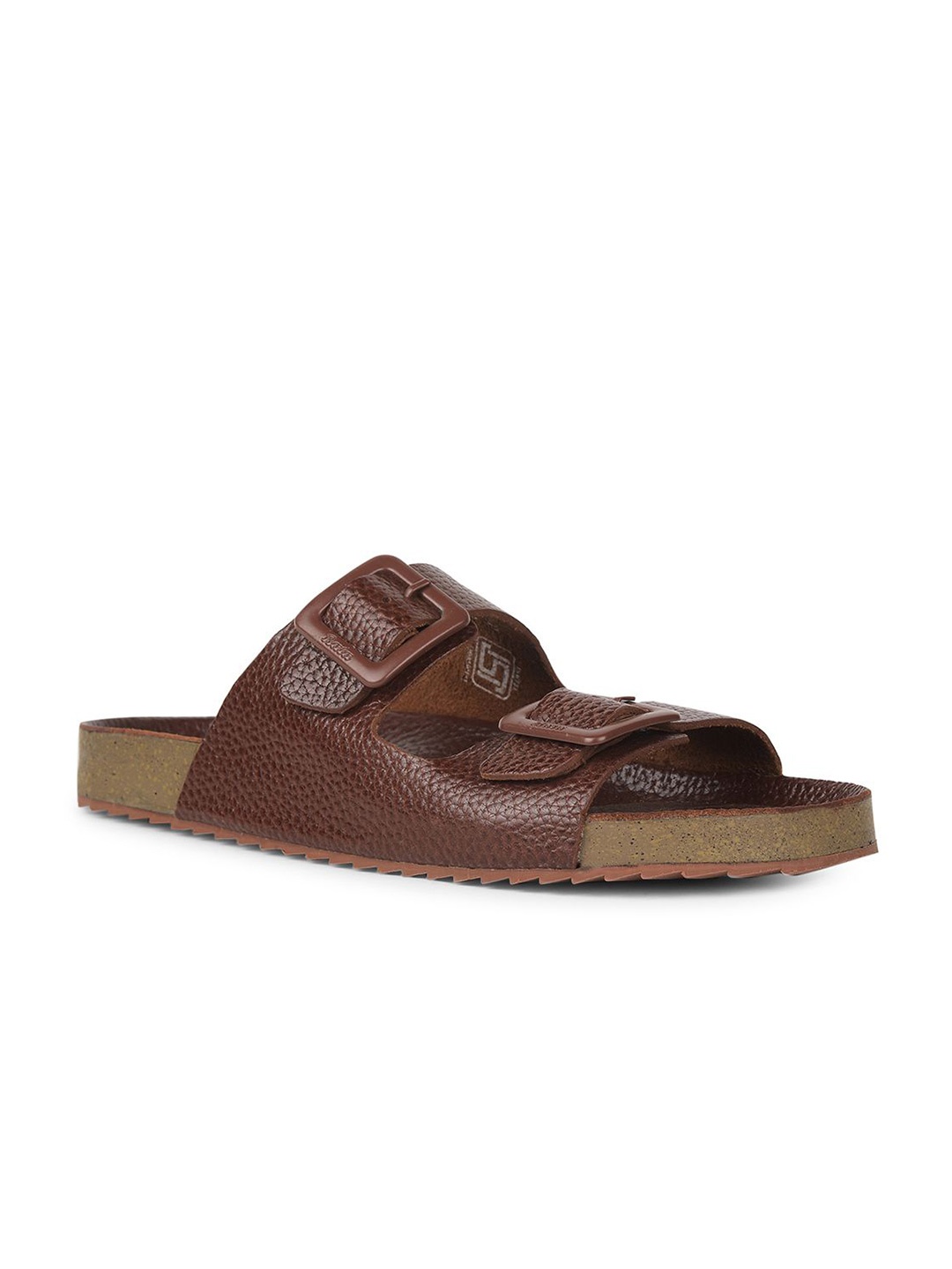 

Bata Men Casual Comfort Sandals With Buckle, Tan