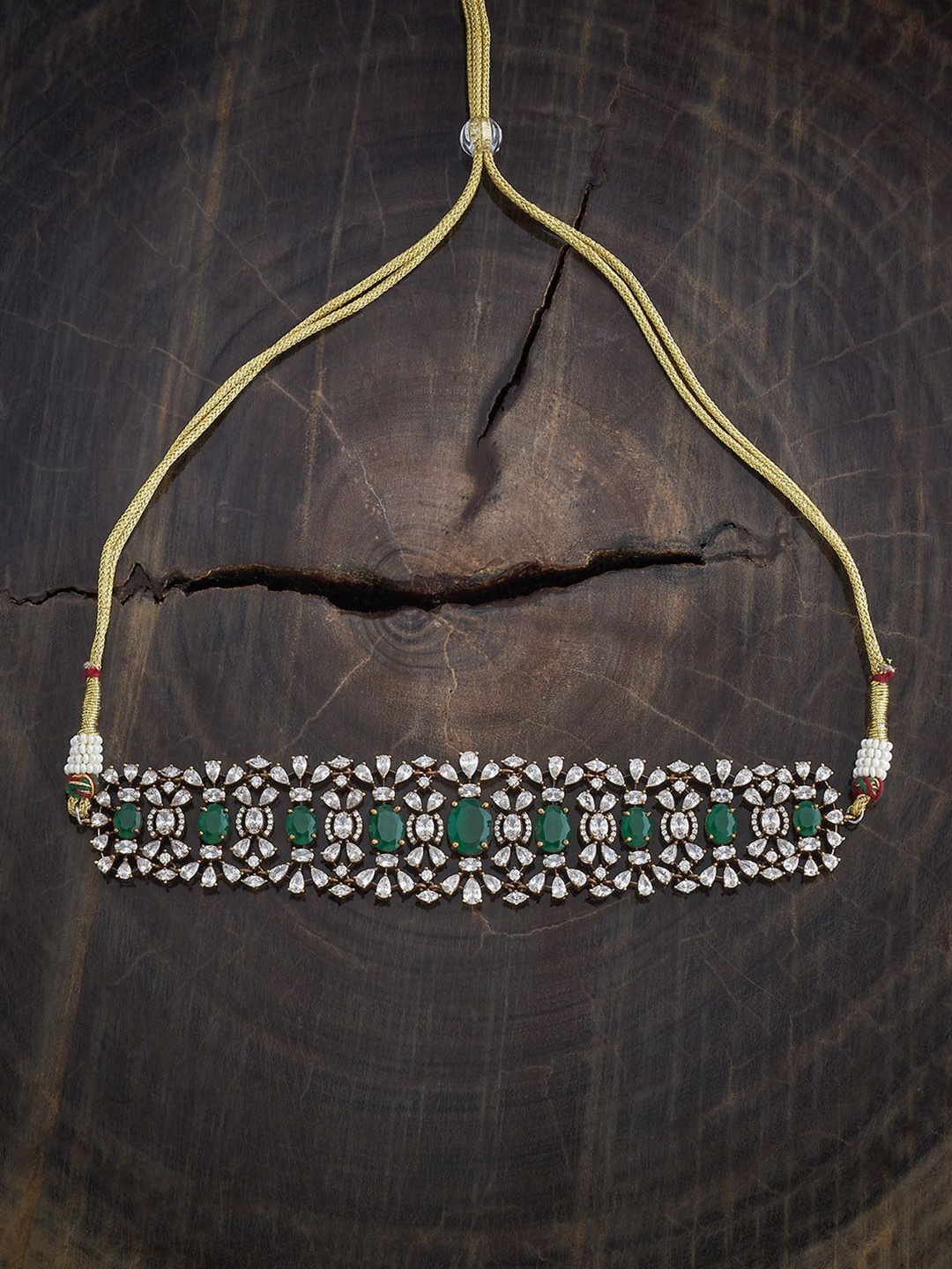 

Kushal's Fashion Jewellery Copper Necklace, Gold