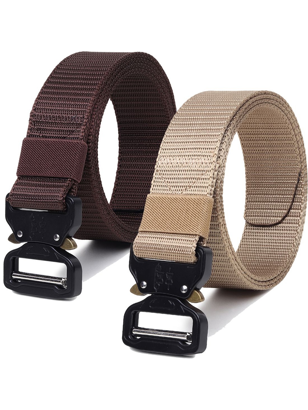 

Provogue Men Pack Of 2 Textured Belt, Brown