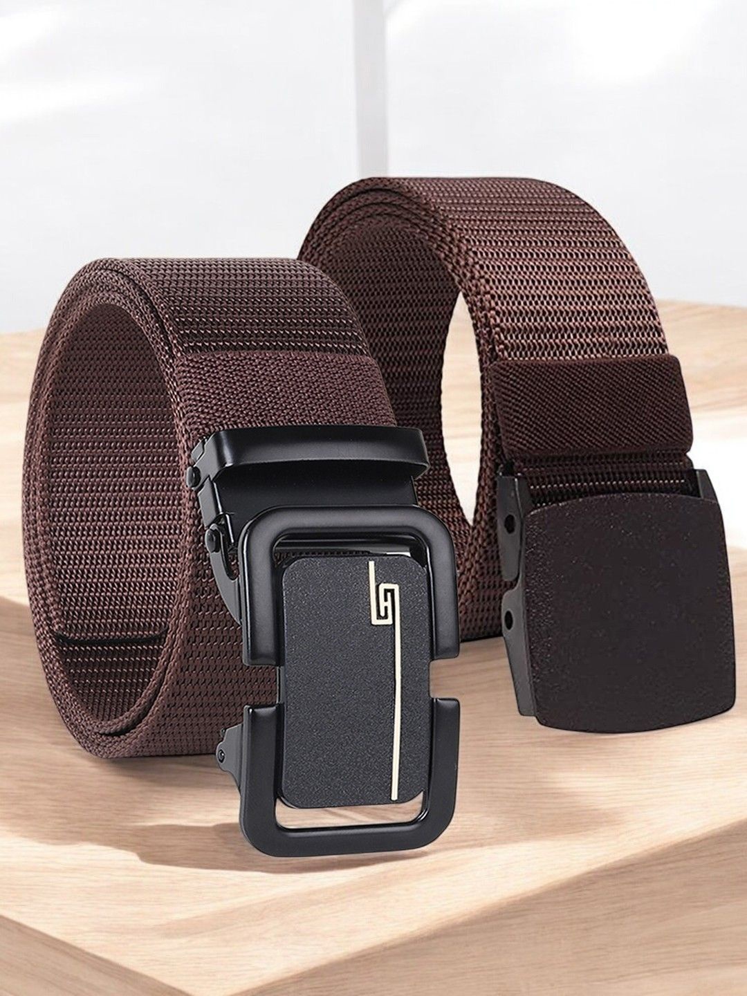 

Provogue Men Textured 2 Belt, Brown