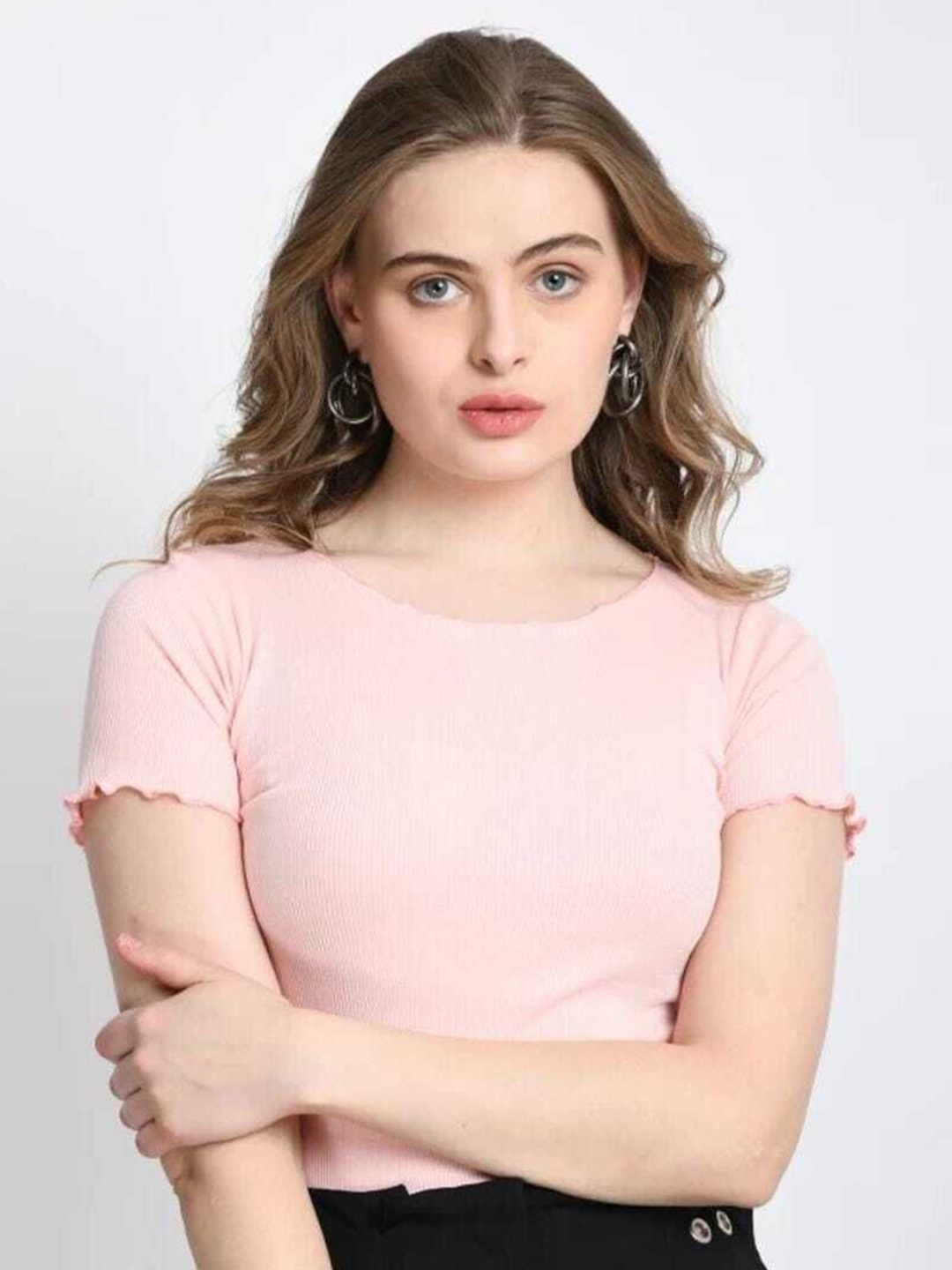 

Purser Cotton Top, Pink