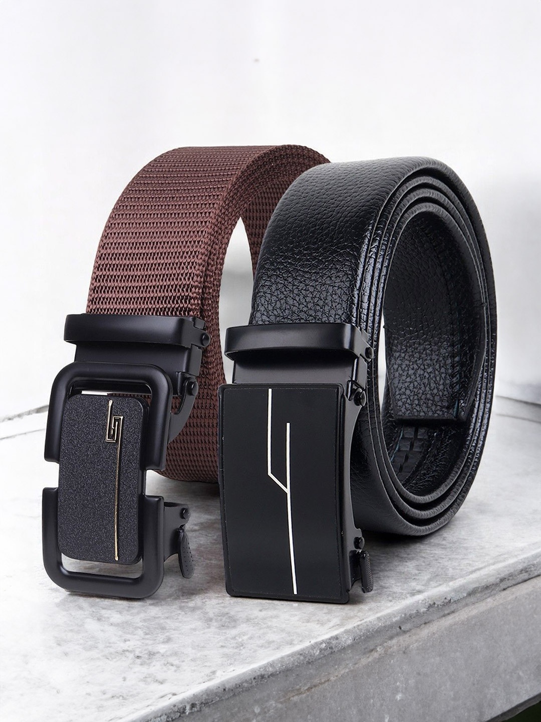 

Provogue Men Textured 2 Formal Belt, Brown