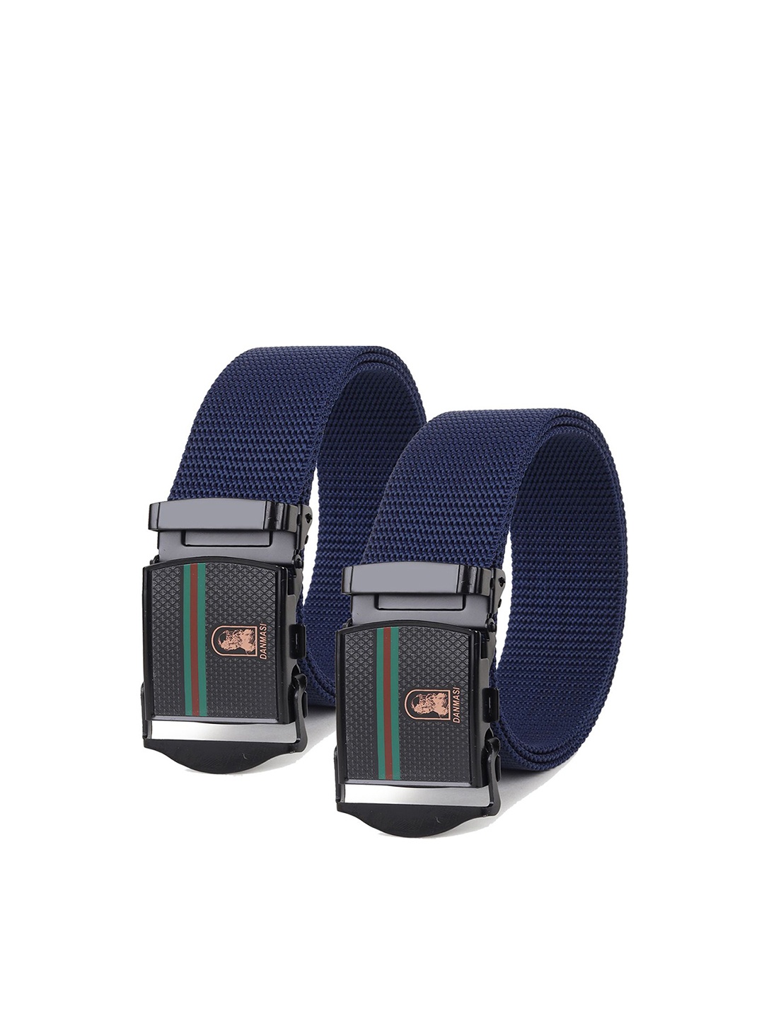 

Provogue Men Textured 2 Belt, Blue