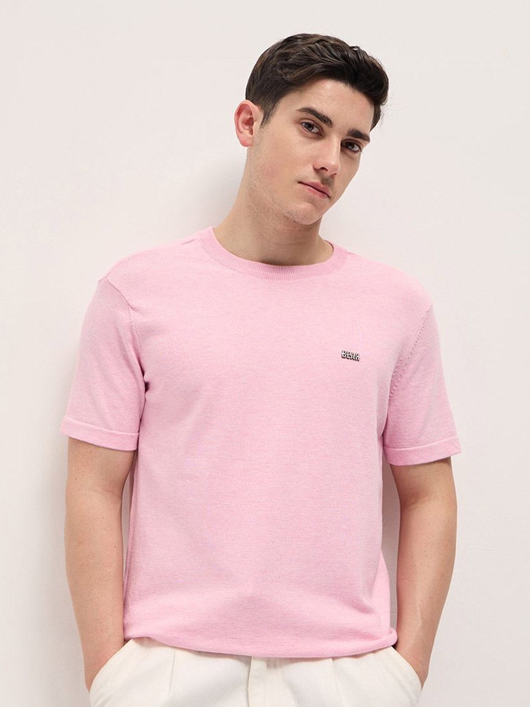 

THE BEAR HOUSE Men T-shirt, Pink