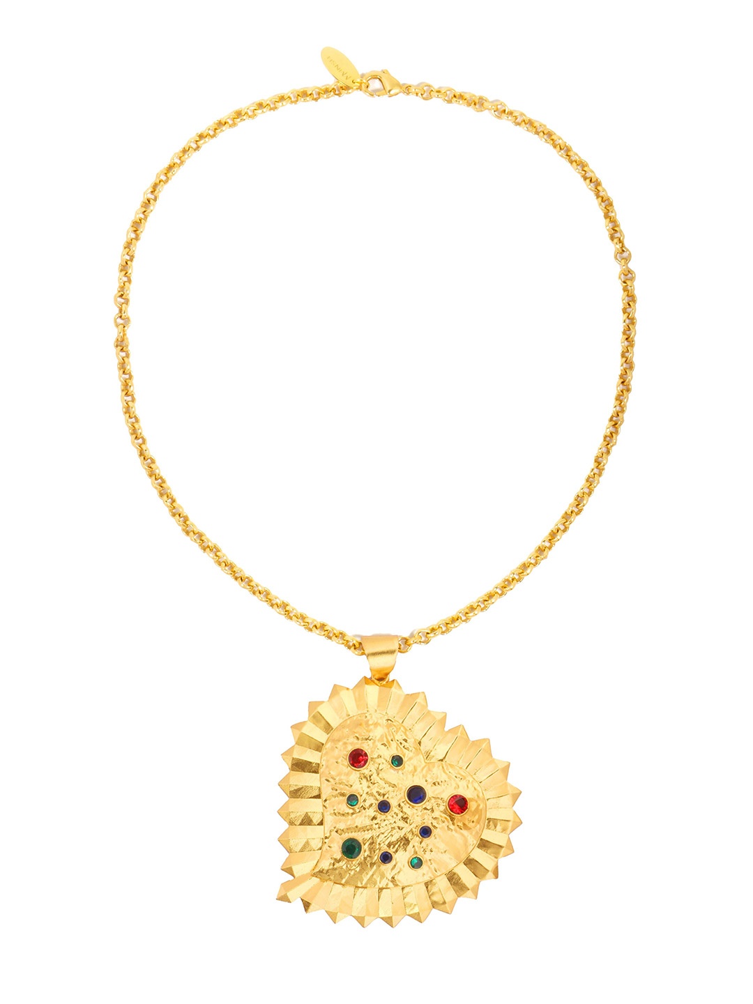 

MNSH Gold-Plated Stone Studded Open Chain