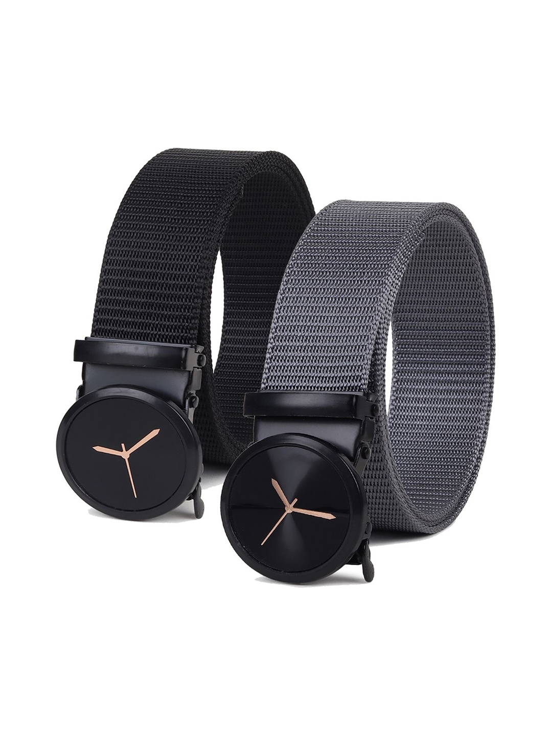 

Provogue Men Textured 2 Belt, Black