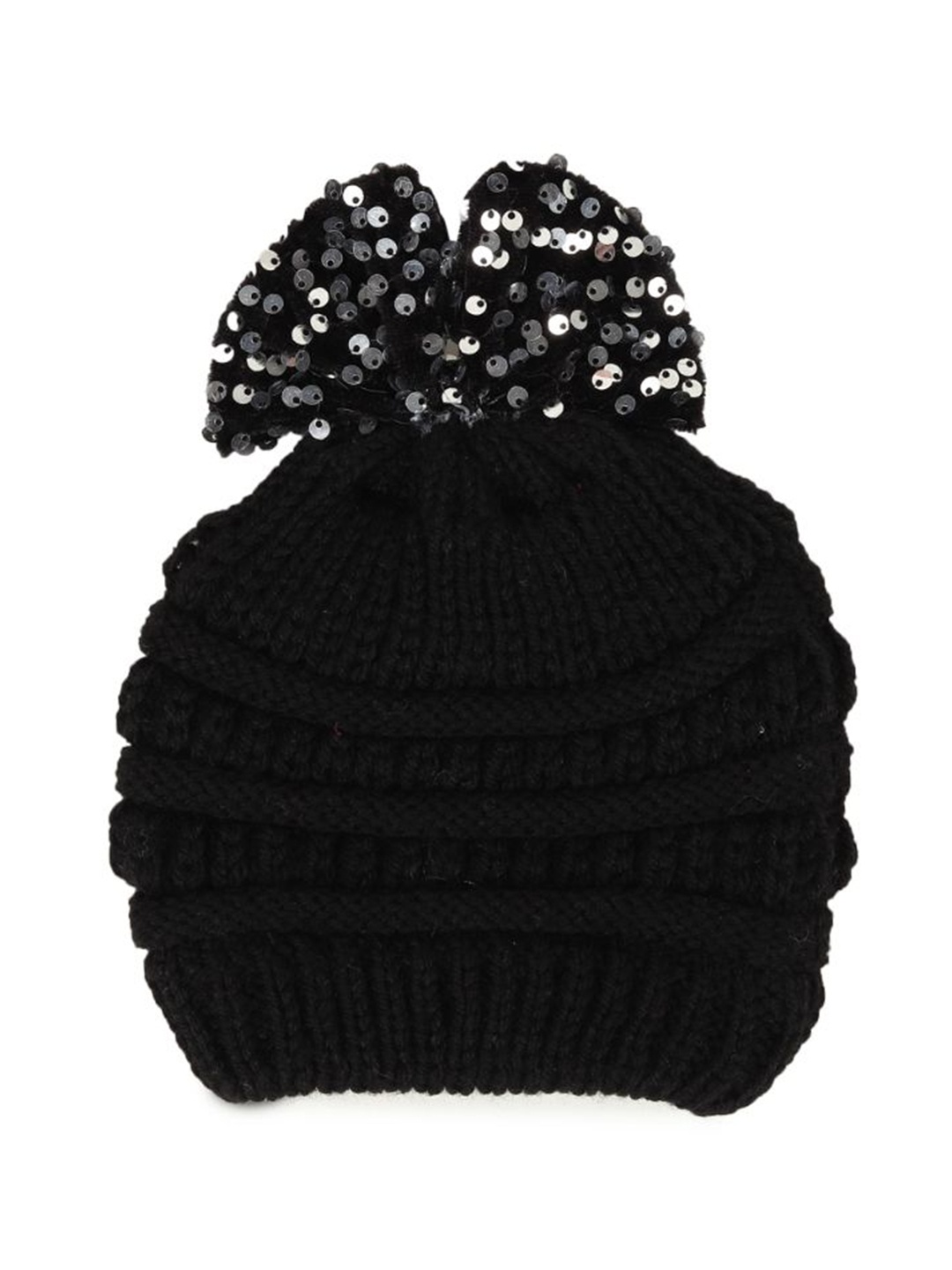 

TIPY TIPY TAP Kids Woollen Beanie, Black