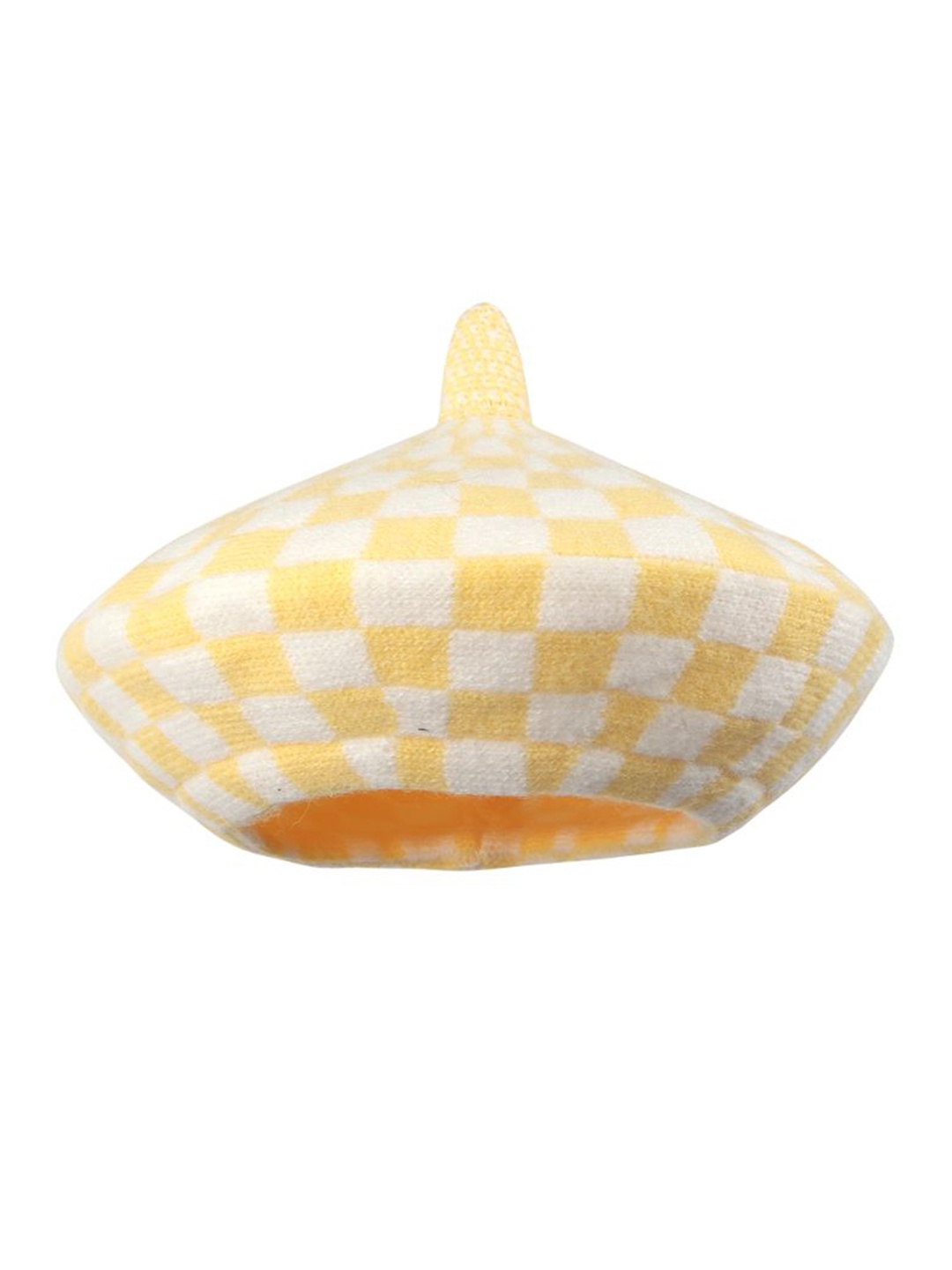 

TIPY TIPY TAP Kids Printed Woollen Beanie, Yellow