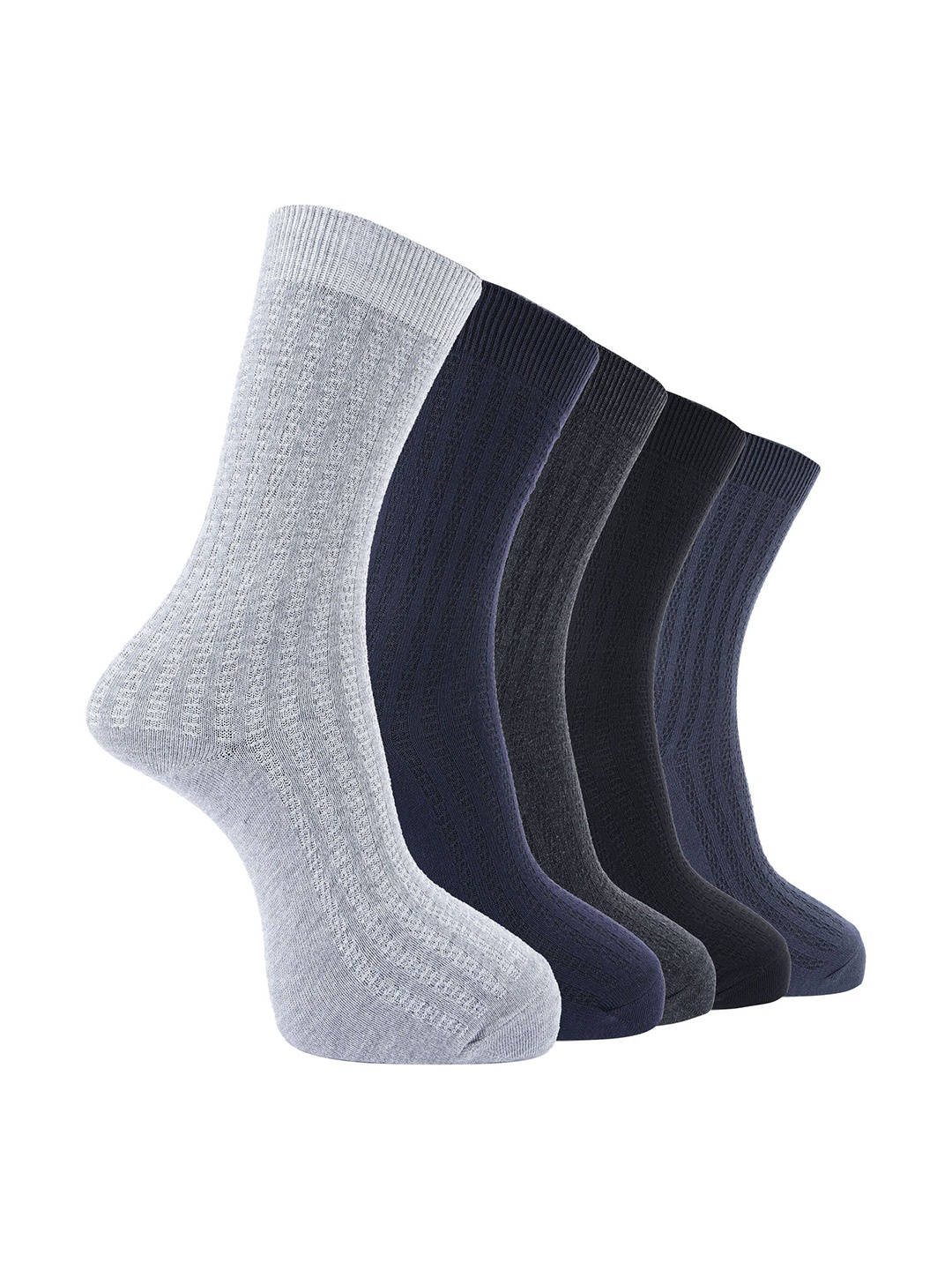 

Dollar Pack of 3 Men Cotton Free Size Full Length Socks, White