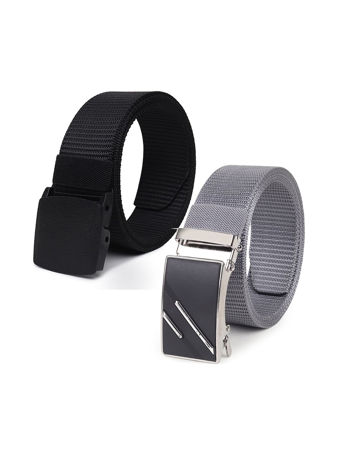 

Provogue Men Pack Of 2 Textured Belt, Grey