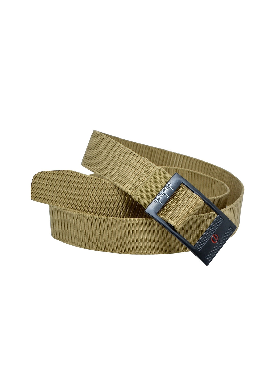 

Metronaut Men Striped Formal Belt, Cream