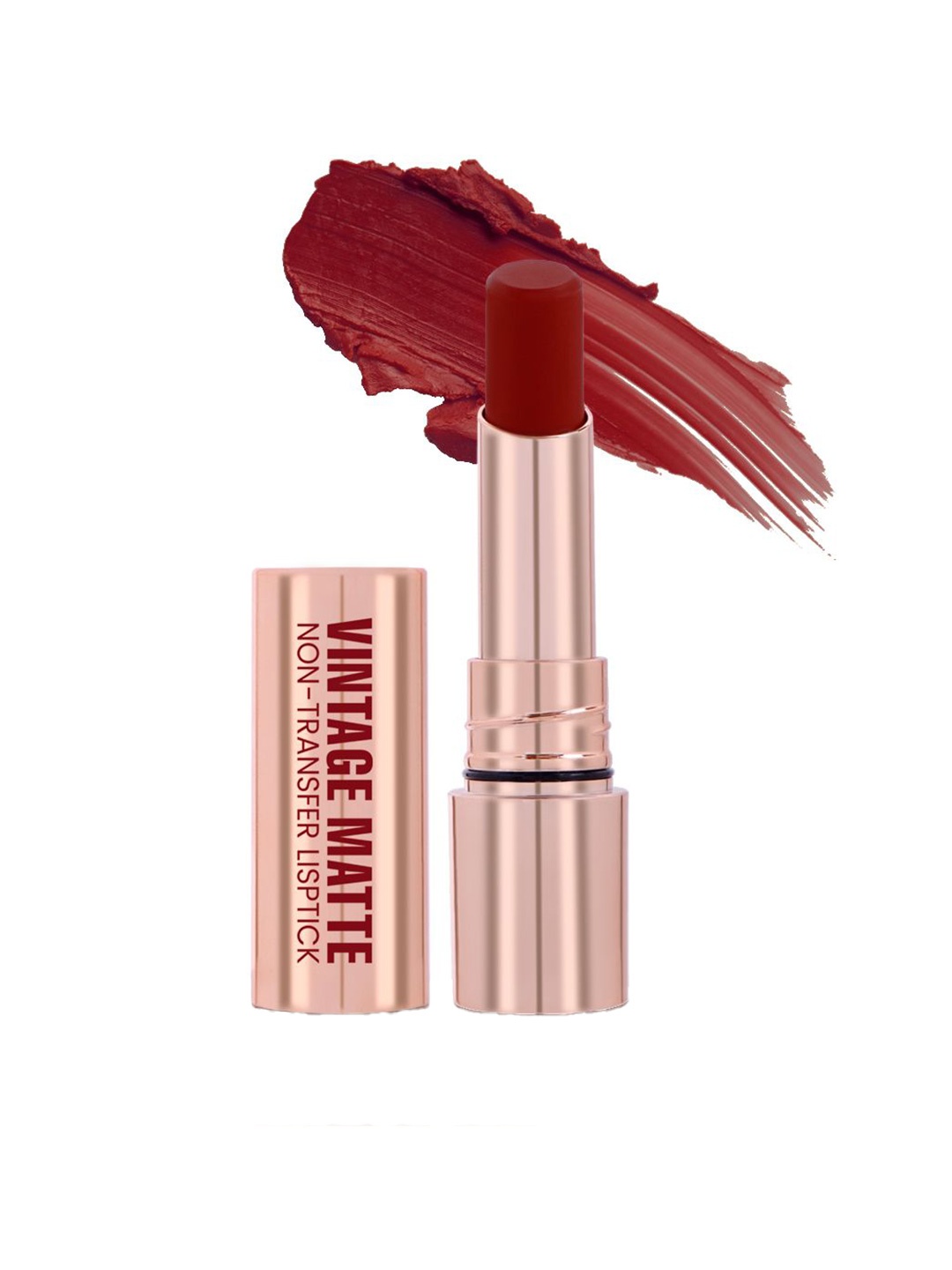 

Half N Half Vintage Matte Non-Transfer Lipstick With Avocado Oil -3.8g -Flirty Maroon - 15