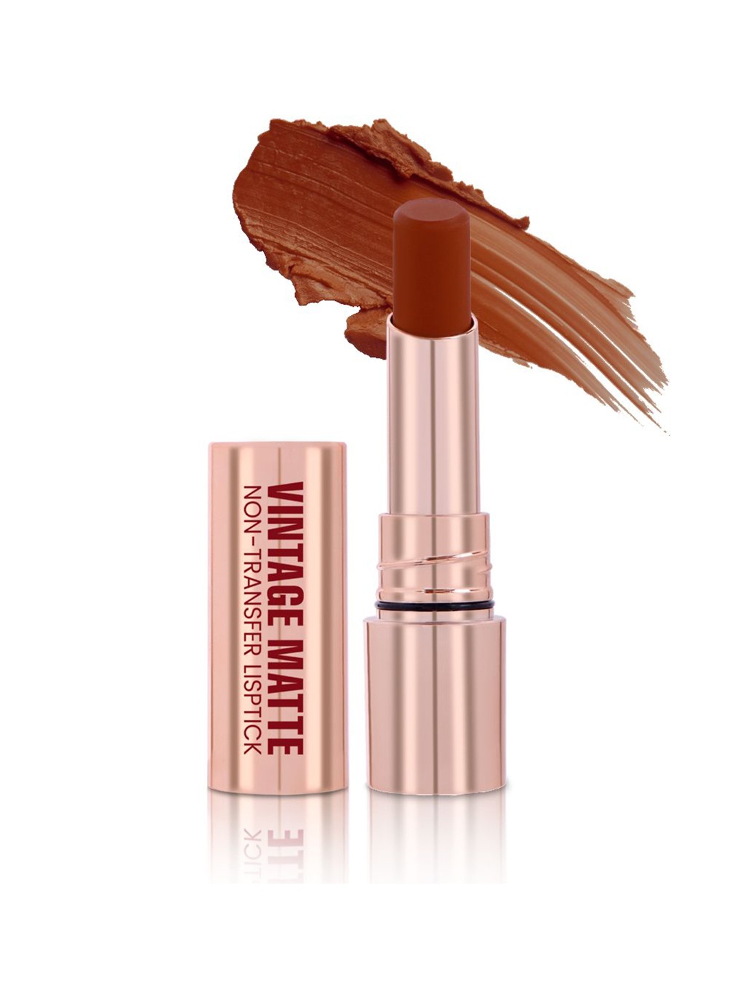 

Half N Half Vintage Matte Non-Transfer Lipstick With Avocado Oil 3.8g - Caffeine Kiss 24, Brown