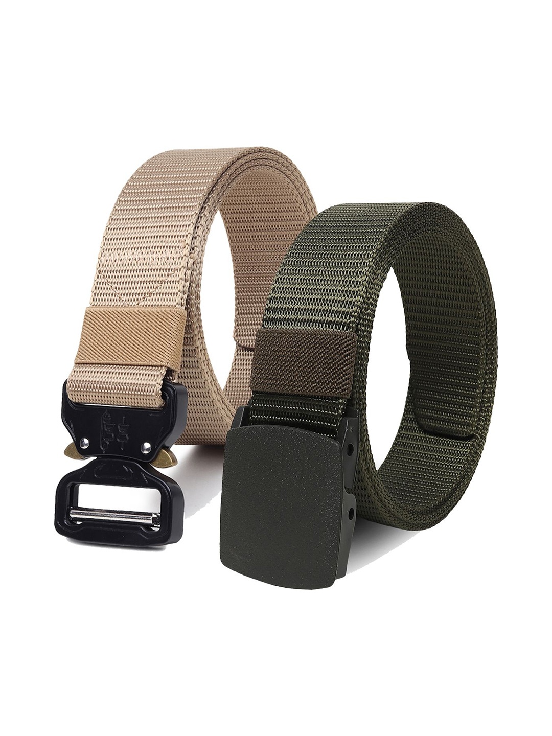 

Provogue Men Pack Of 2 Textured Belt, Cream