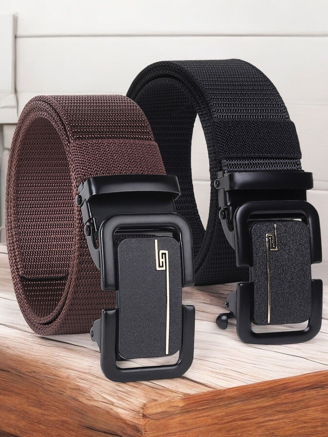 

Provogue Men Textured 2 Belt, Brown