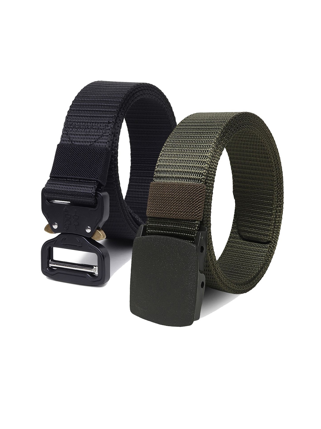 

Provogue Men Textured 2 Belt, Green