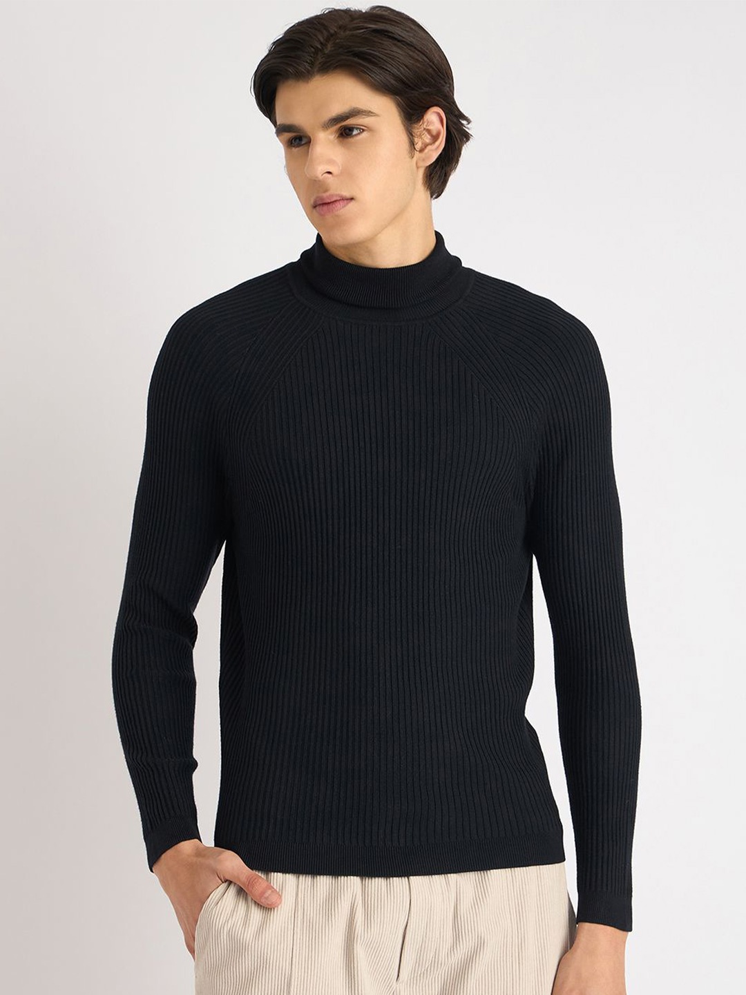 

Antony Morato Men Turtle Neck Pullover Sweaters, Blue