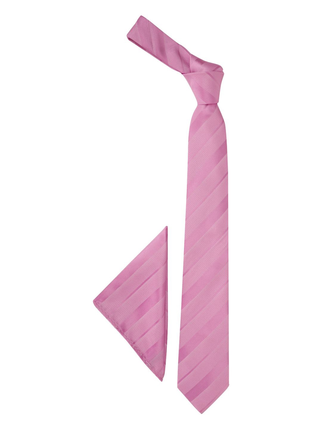 

Tossido Men Accessory Gift Set of Tie and Pocket Square, Pink