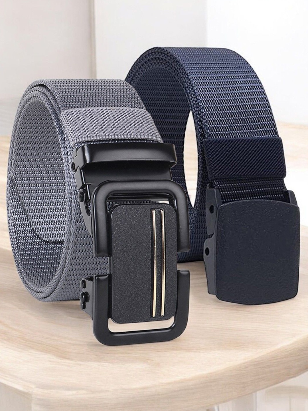 

Provogue Men Textured 2 Belt, Grey