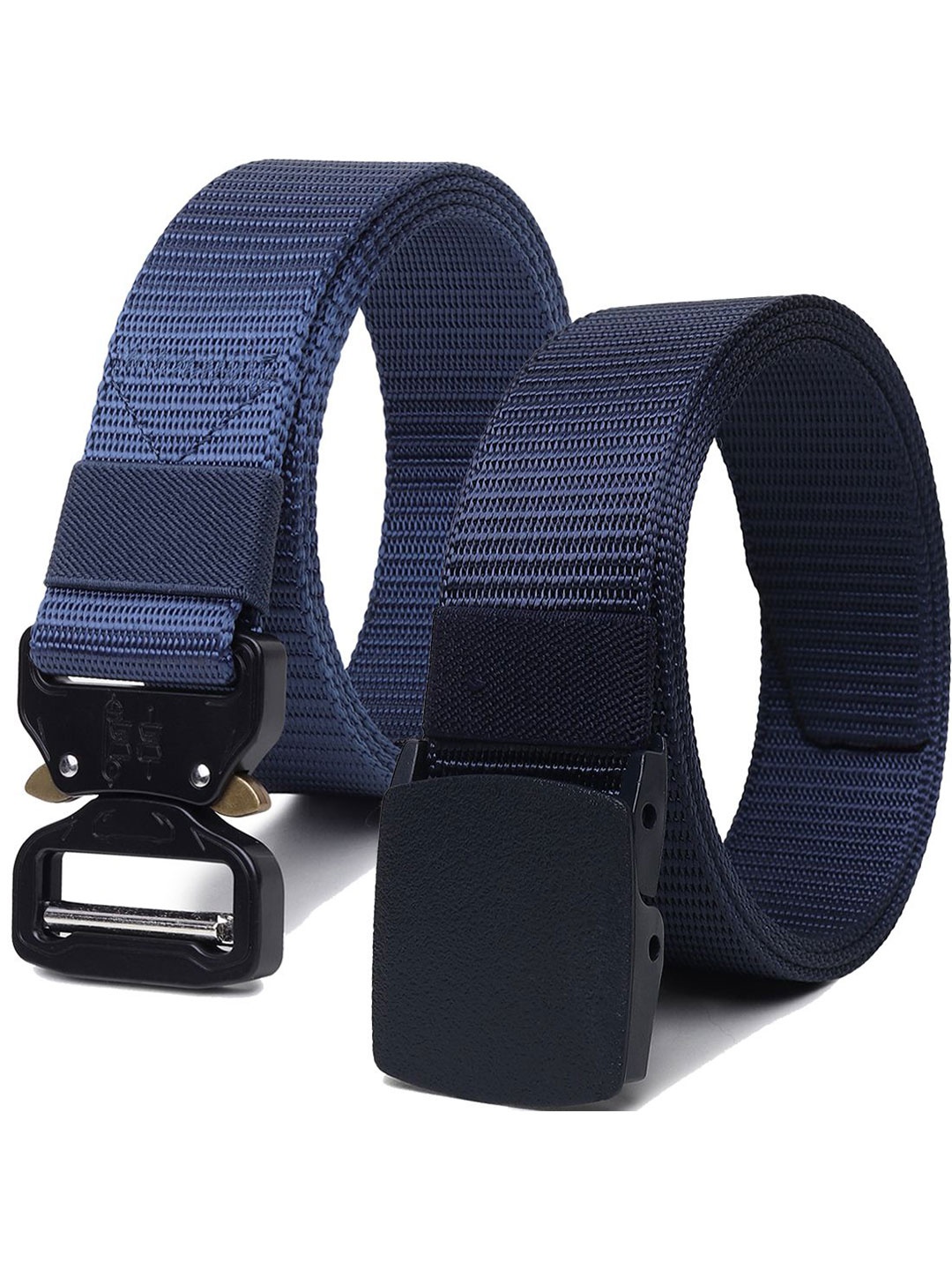 

Provogue Men Pack Of 2 Textured Belt, Blue