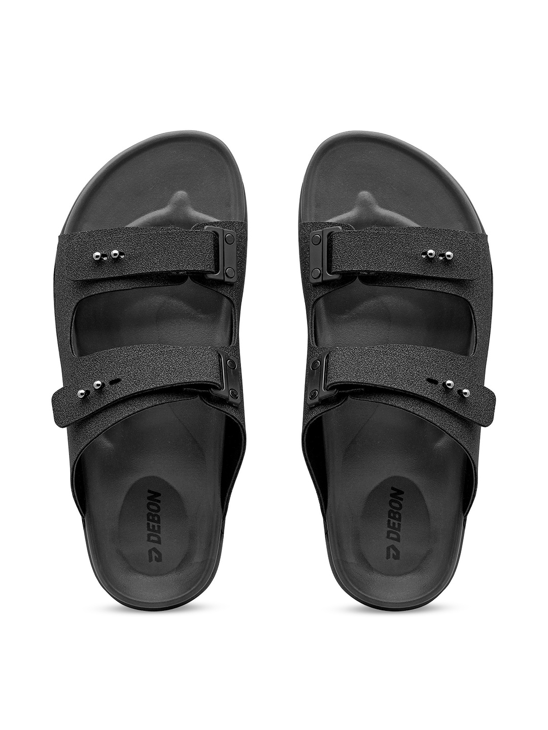 

VKC DEBON Men Comfort Sandals, Black