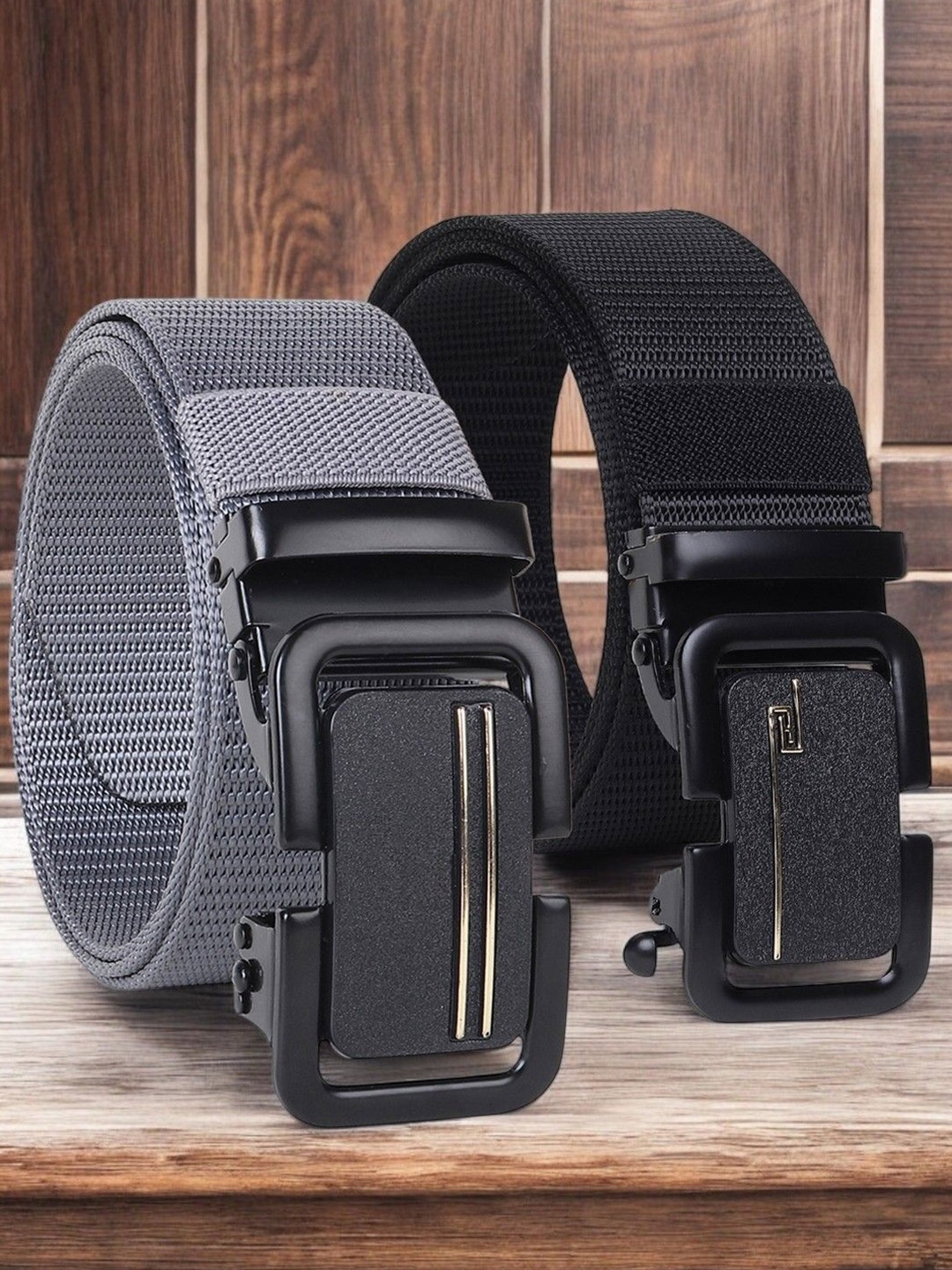 

Provogue Men Textured 2 Belt, Grey