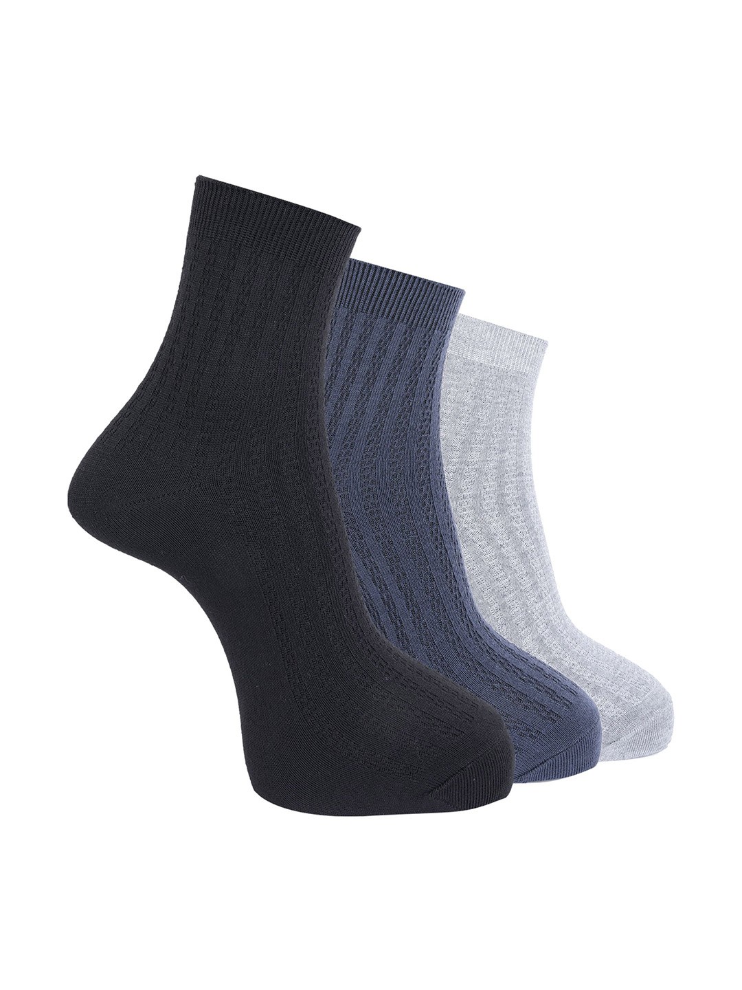 

Dollar Men Pack of 3 Ankle Length Socks, White