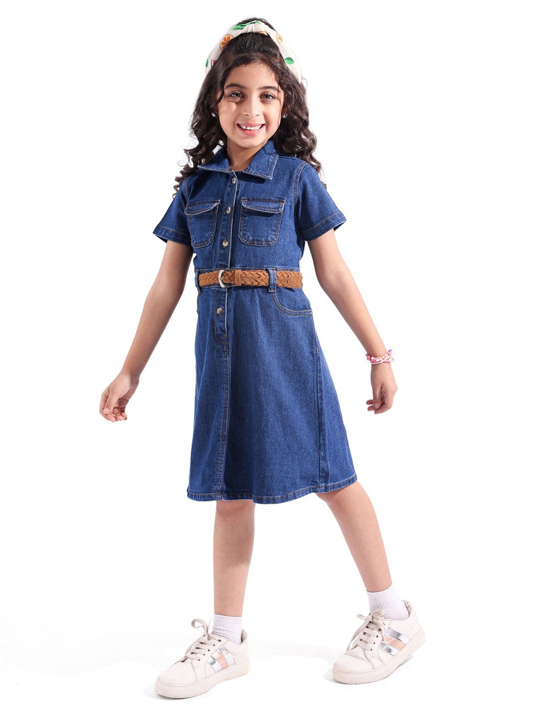 

Hola Bonita A-Line Dress, Blue