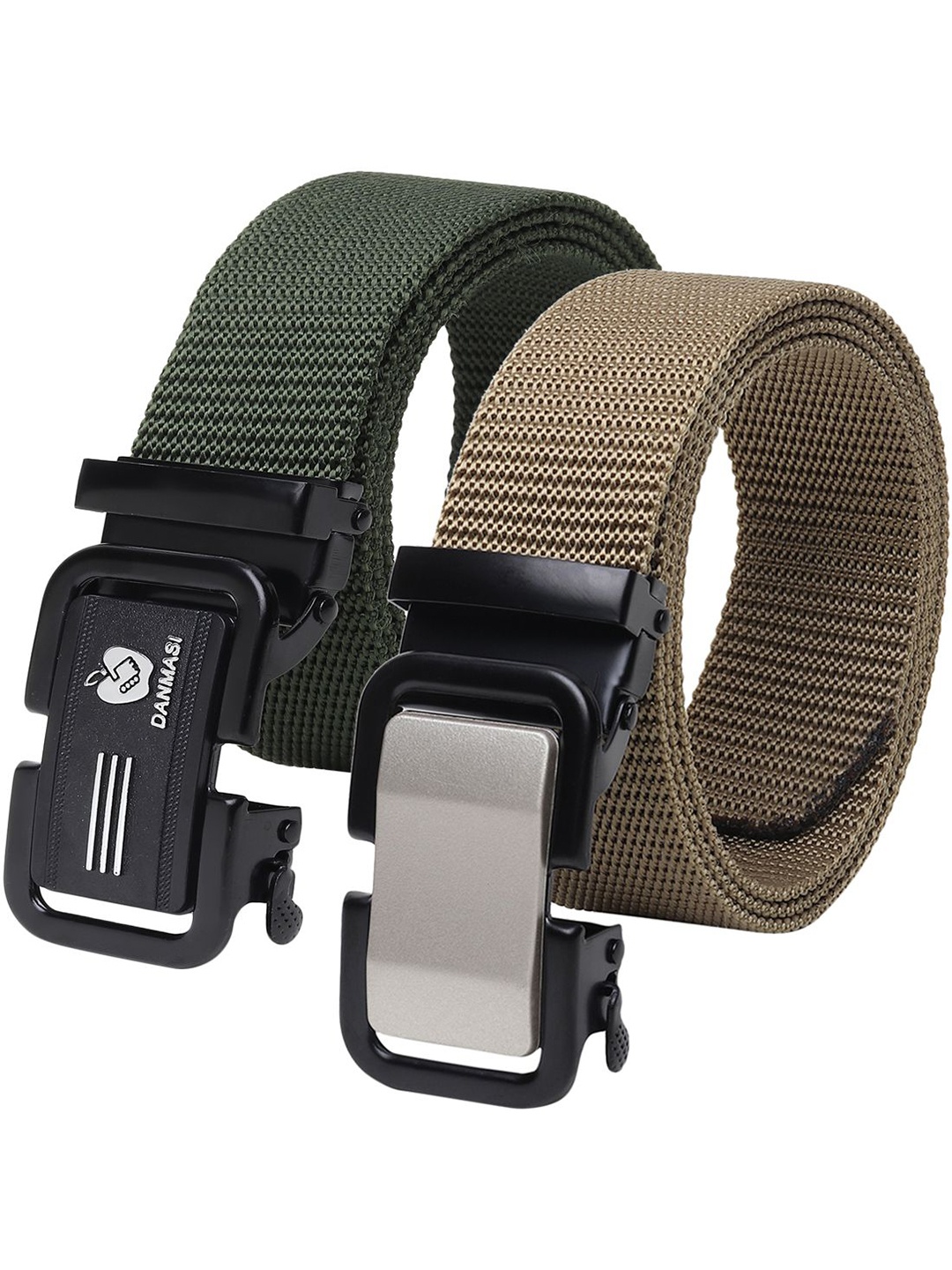 

Provogue Men Textured 2 Belt, Green