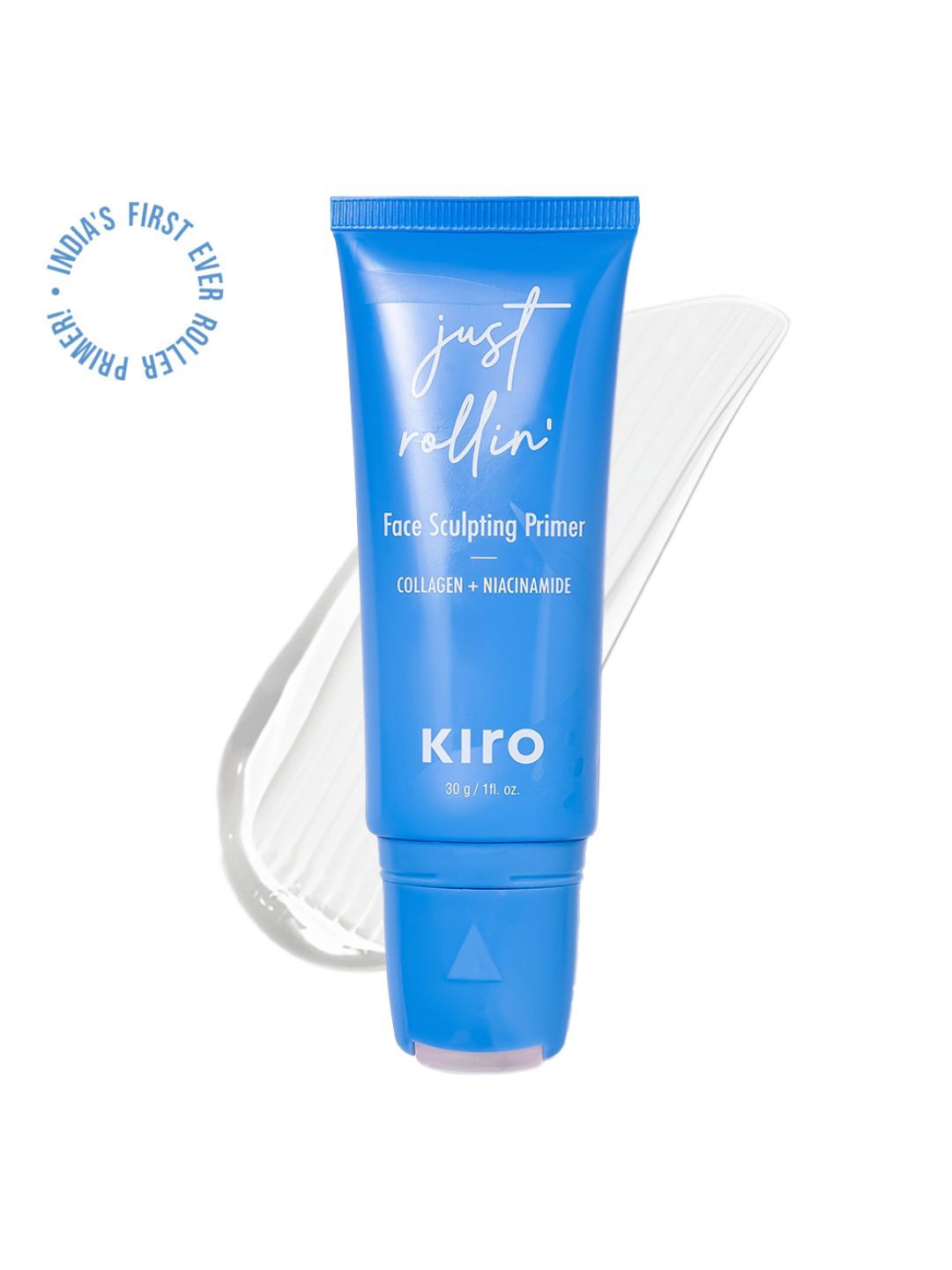 

KIRO Just Rollin' Face Sculpting Primer With Niacinamide 30g - Au Naturel, Blue