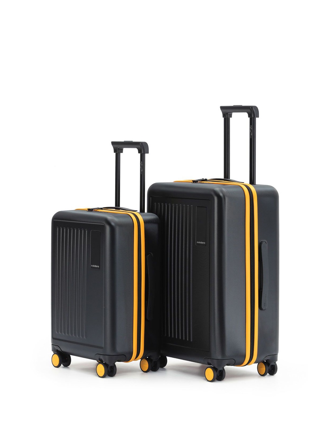 

MOKOBARA The Transit Hardsided Set of 2 Luggage, Black