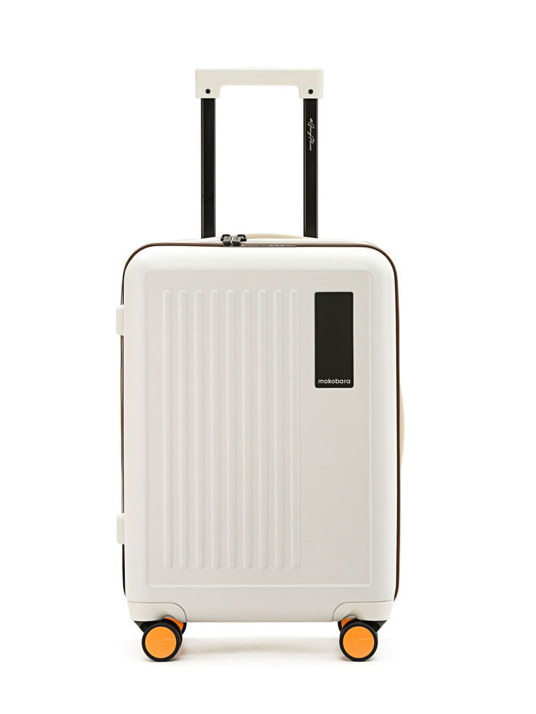

MOKOBARA The Transit Luggage Hard Sided Cabin Trolley Bag, White