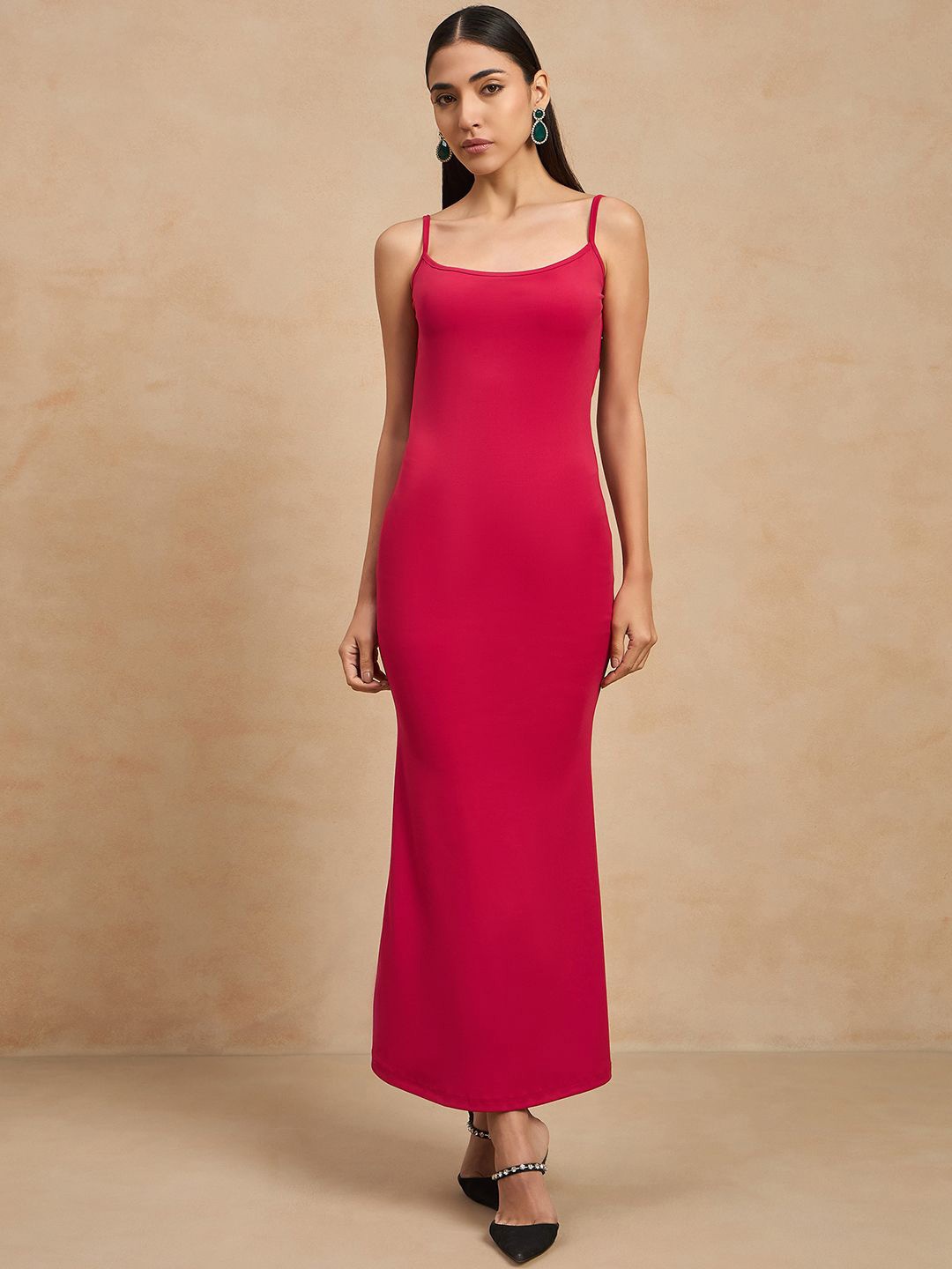

COLOR CAPITAL Bodycon Maxi Dress, Red