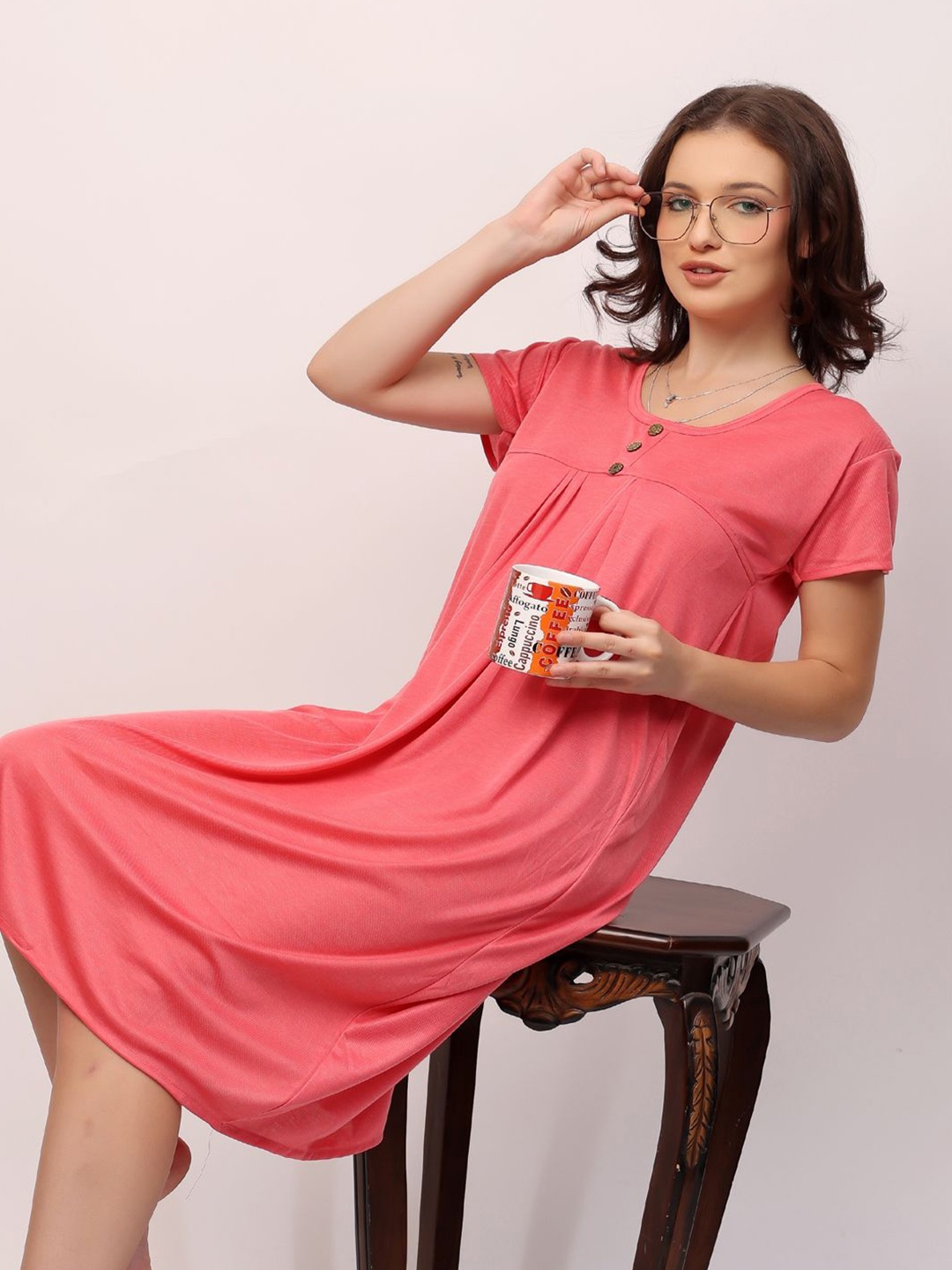 

CHUI MUI Nightdress, Pink