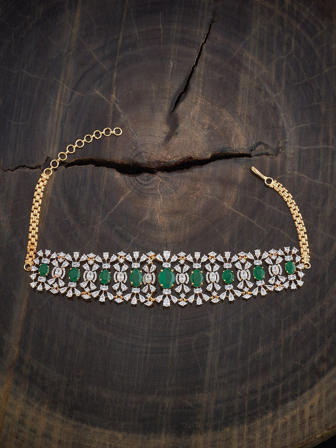 

Kushal's Fashion Jewellery Copper Gold-Plated Necklace